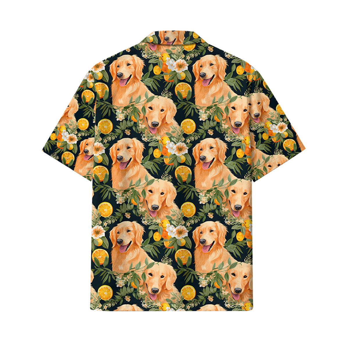 Golden Retriever Hawaiihemd | Hawaii Shirt – Bild 3