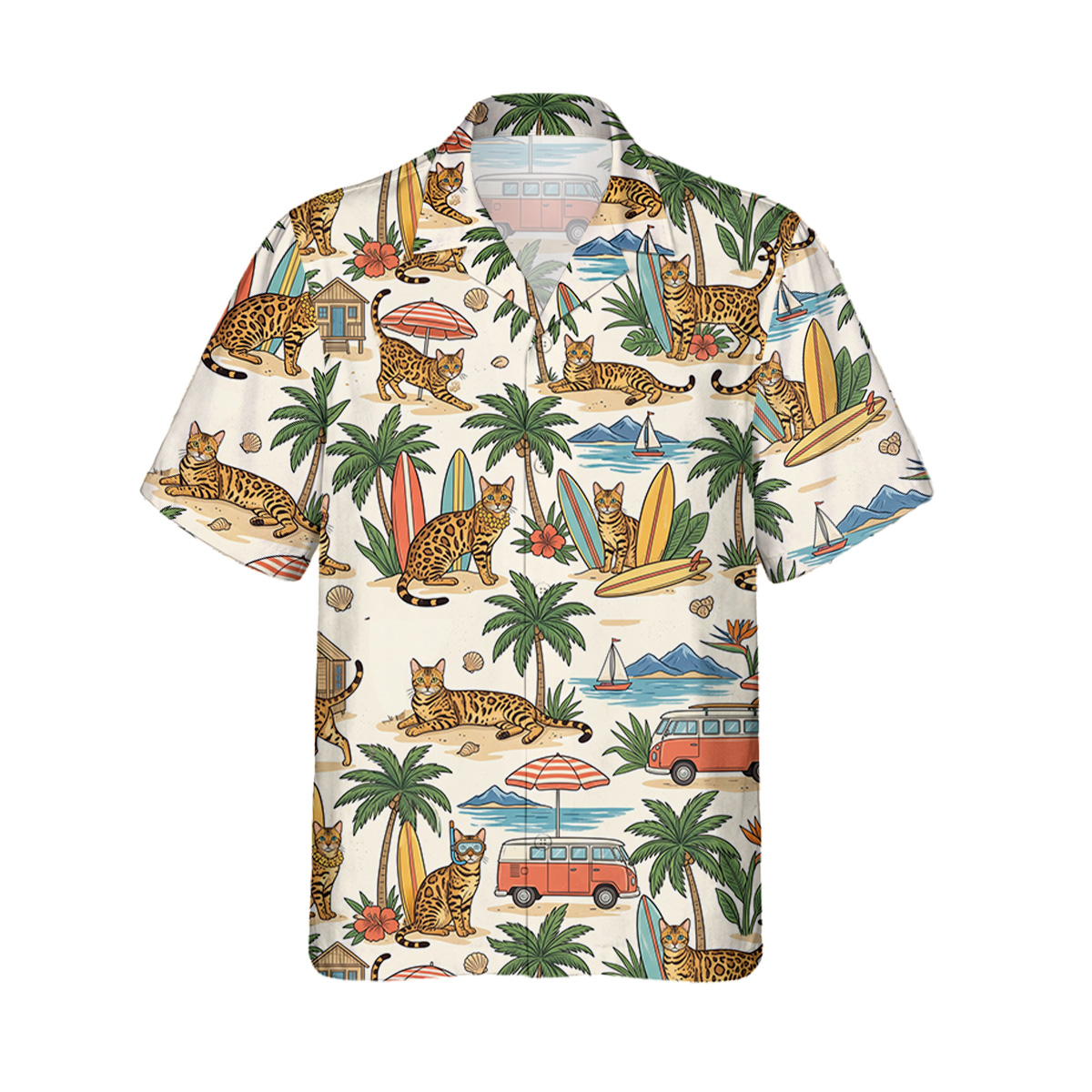 Hawaiihemd Bengal Hawaiihemd | Hawaii Shirt – Bild 2