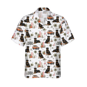 Alternative view of Rottweiler Hawaiihemd | Hawaii Shirt